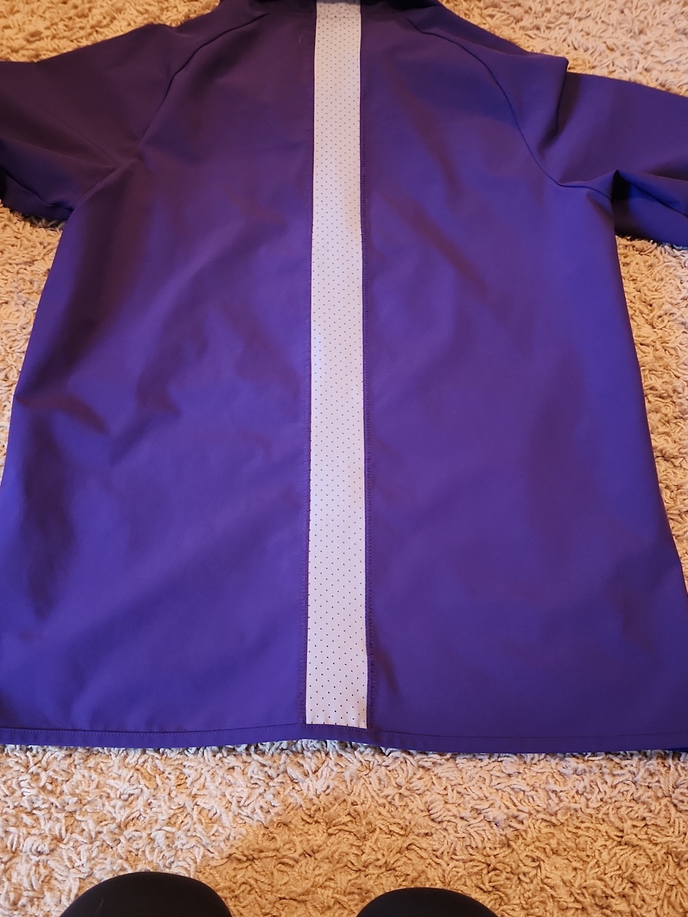 Under Armour Purple Full-Zip Track Jacket with Sioux Falls University Logo Small - Picture 8 of 8